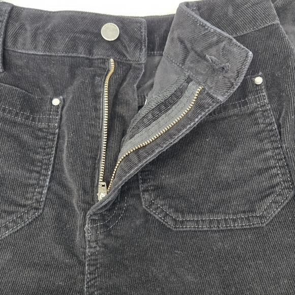 BODEN STRAIGHT LEG BLACK CORDUROY PANTS COTTON ELASTANE ANKLE WOMEN US 6R - Picture 9 of 12